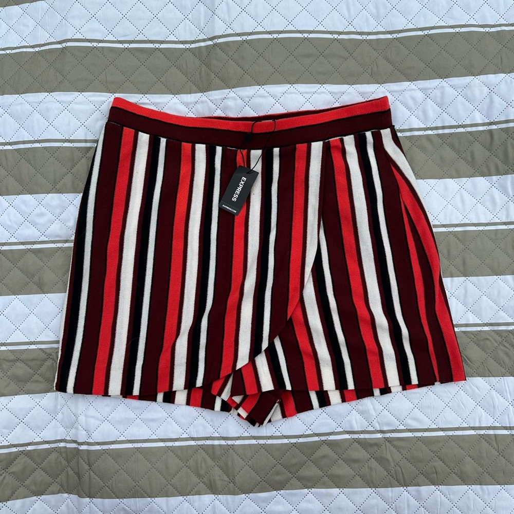 Express Striped Skort